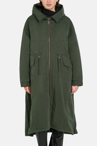 BLONDE NO. 8 Wende-Parka 'Beauty' dunkelgrün