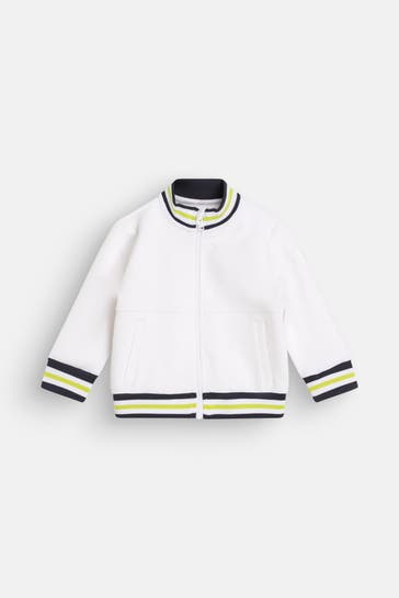 GUESS Sweatjacke weiß