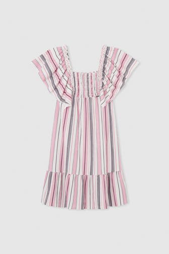 PEPE JEANS Kleid 'Regina' gestreift