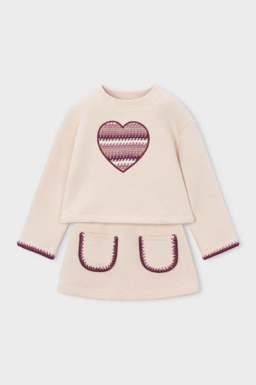 MAYORAL Set: Sweatshirt und Rock