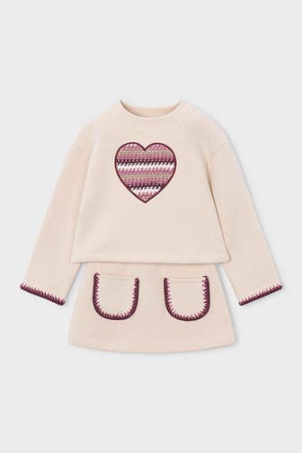 MAYORAL Set: Sweatshirt und Rock