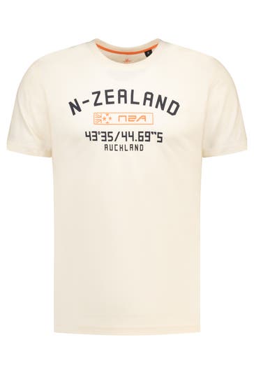 NEW ZEALAND AUCKLAND T-Shirt beige