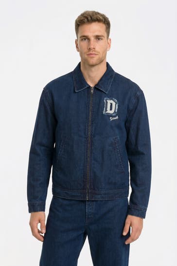 DIESEL Jeansjacke dunkelblau