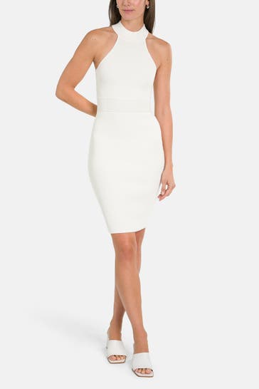 GUESS Strickkleid 'Janice' ecru