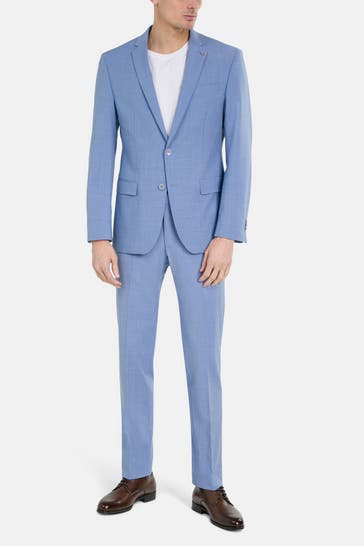 HECHTER Paris Wollmix-Anzug blau