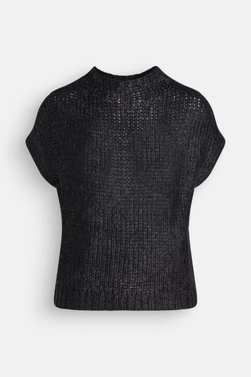 LUISA CERANO Strickshirt schwarz