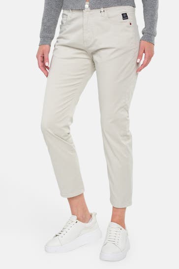 ELIAS RUMELIS Stoffhose 'Leona' hellgrau