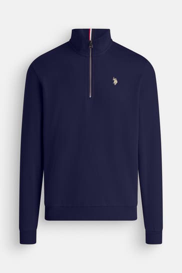 U.S. POLO ASSN. Sweat-Troyer dunkelblau