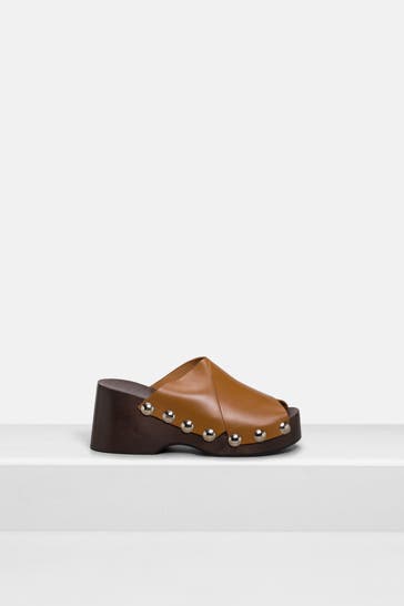GANNI Clogs camel