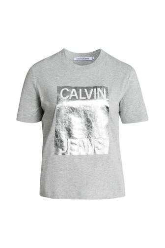 CK JEANS T-Shirt hellgrau