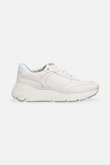 GEOX Leder-Sneaker 'Diamanta' creme