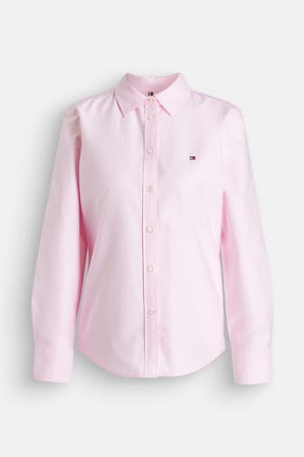 TOMMY HILFIGER Hemdbluse 'Oxford' rosa