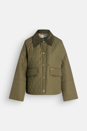 BARBOUR Light-Steppjacke graugrün
