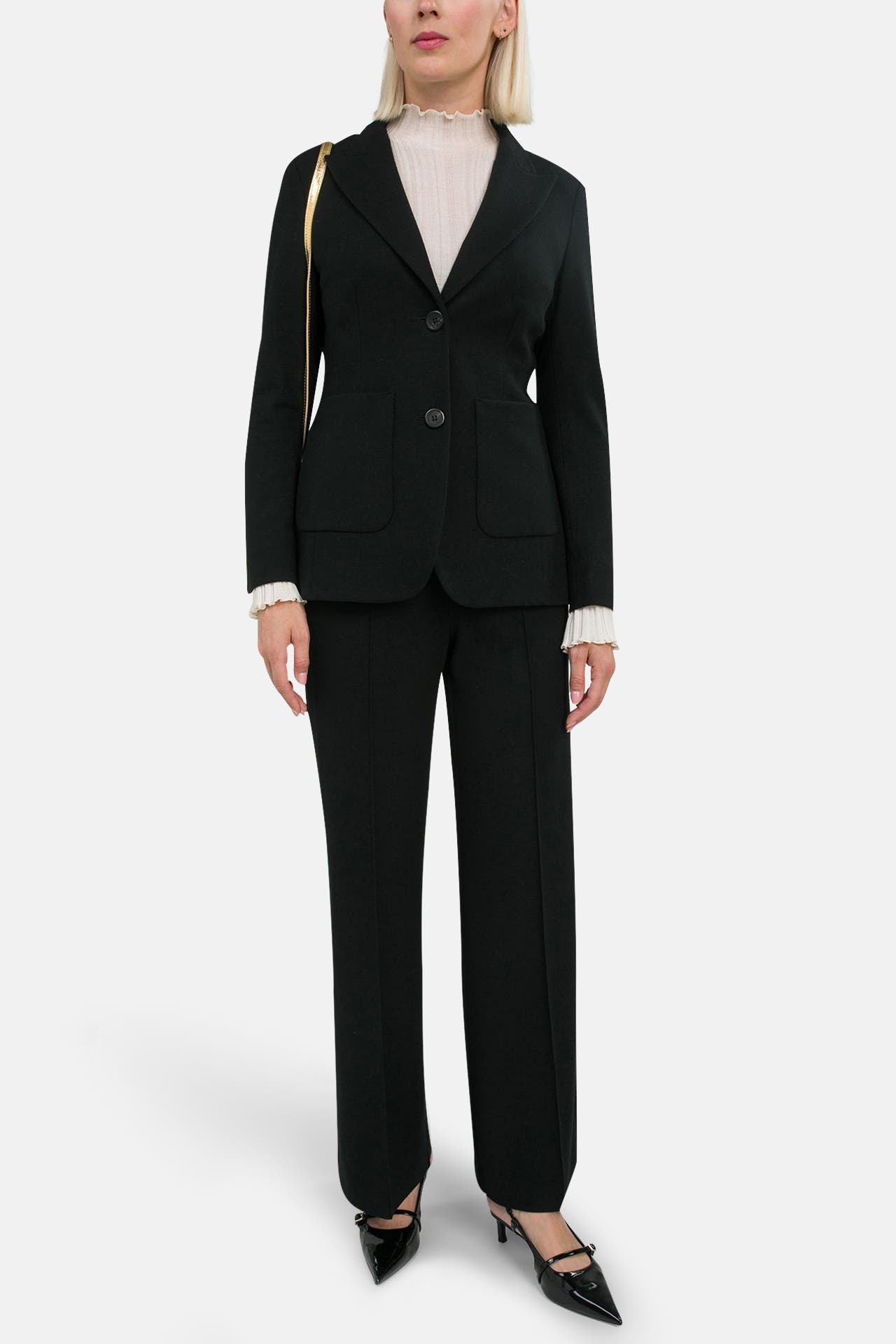 WINDSOR. Wollmix-Blazer schwarz, Bild 1