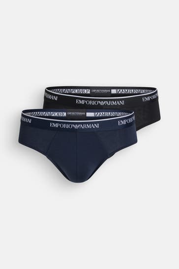 EMPORIO ARMANI 2er-Pack Slips mehrfarbig