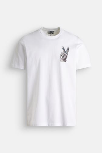 DIESEL T-Shirt weiß