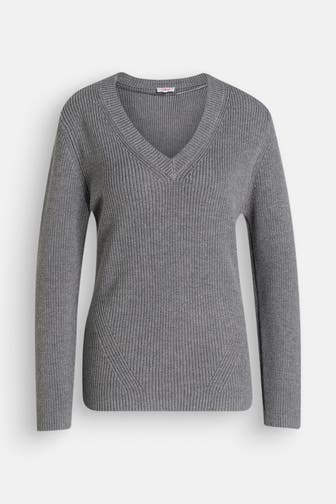 S.OLIVER Strickpullover grau