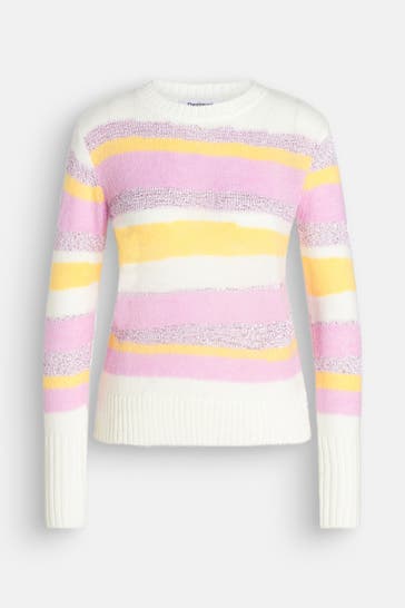 DESIGUAL Strickpullover gestreift