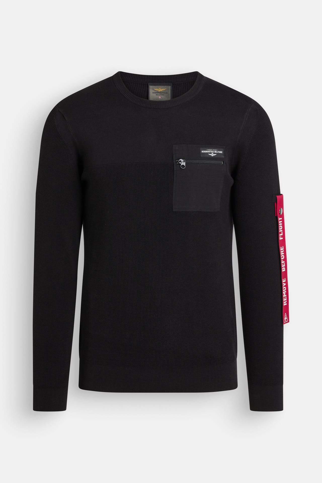 AERONAUTICA MILITARE Strickpullover schwarz, Bild 1