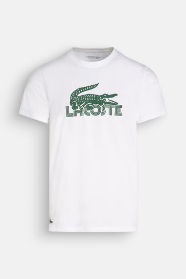 LACOSTE T-Shirt weiß