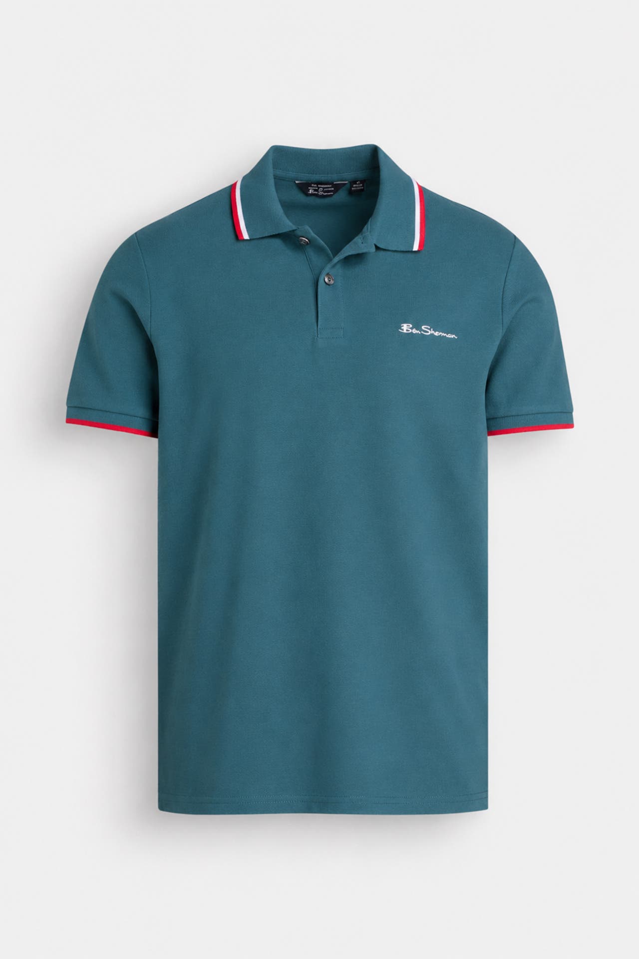BEN SHERMAN Polo-Shirt azurblau, Bild 1