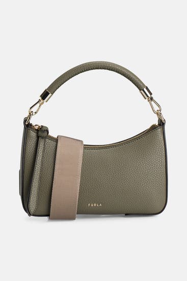 FURLA - Schultertasche 'Emera' dunkelgrün