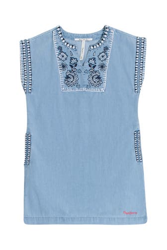 PEPE JEANS KIDS Kleid 'Rocio' hellblau