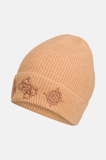 GUESS Beanie hellbraun