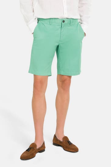 TOMMY HILFIGER Chino-Shorts 'Brooklyn' grün