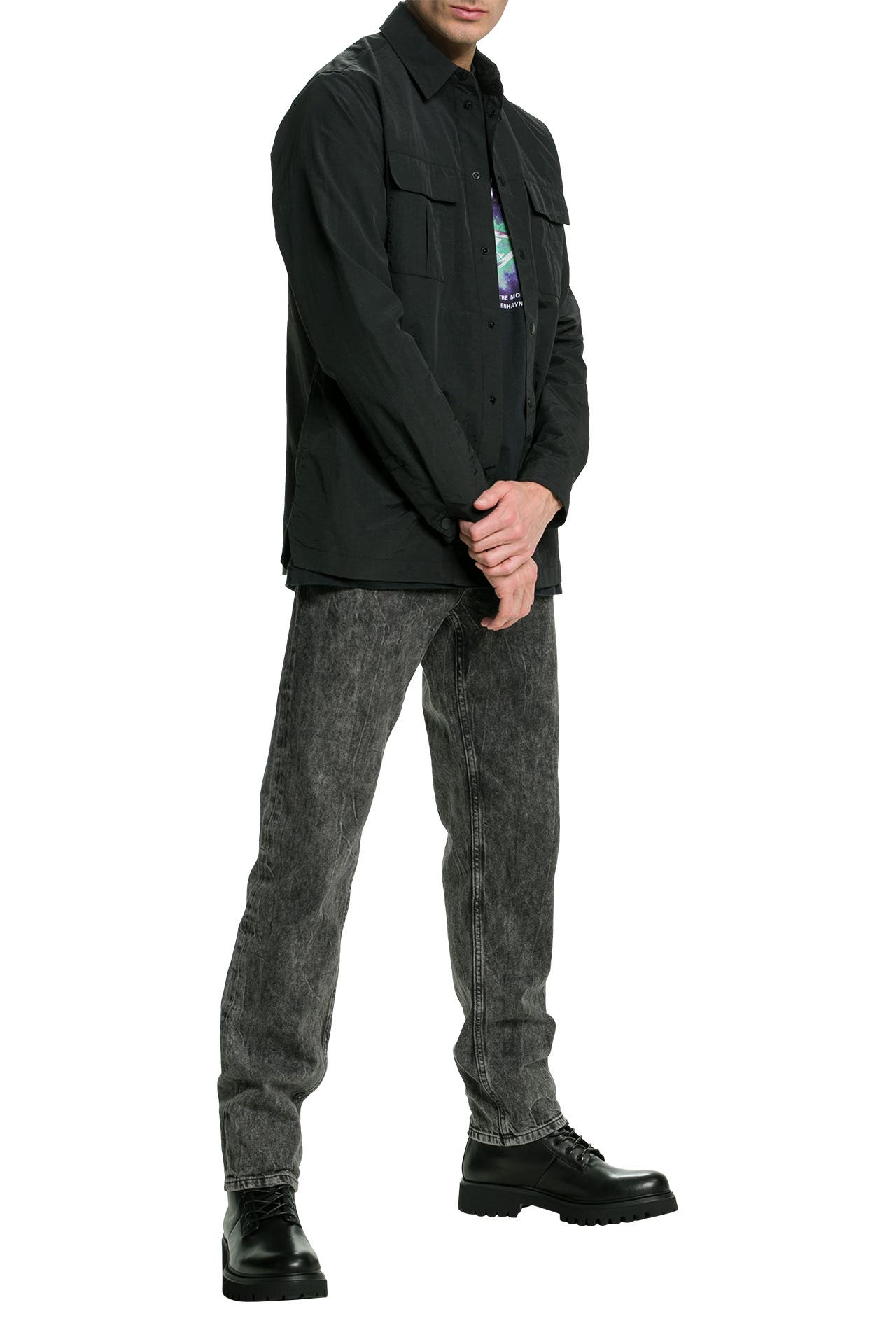HAN KJØBENHAVN Overshirt schwarz, Bild 1