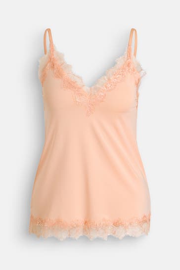 ROSEMUNDE Spitzentop apricot
