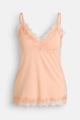 ROSEMUNDE Spitzentop apricot