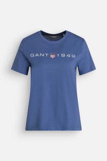 GANT T-Shirt graublau