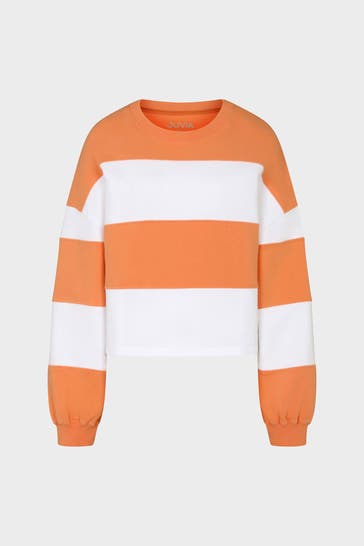 JUVIA Striped Sweat Shirt