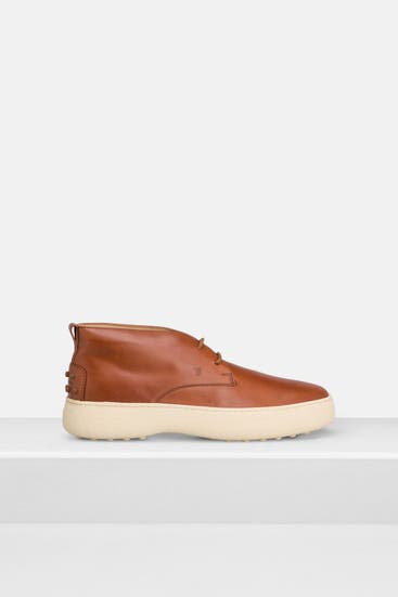 TOD'S - Lederschnürer 'Polacco' cognac