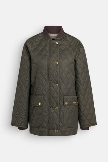 BARBOUR Light-Steppjacke oliv