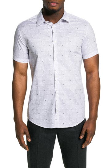EMPORIO ARMANI Kurzarmhemd gemustert