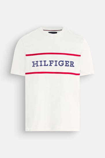TOMMY HILFIGER T-Shirt 'Americana' creme