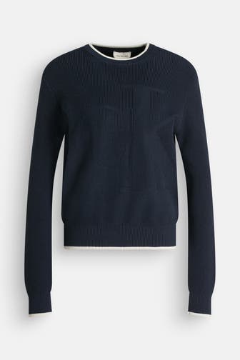 CALVIN KLEIN Strickpullover nachtblau