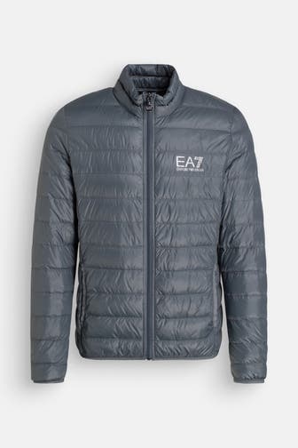 EA7 Light-Daunenjacke grau