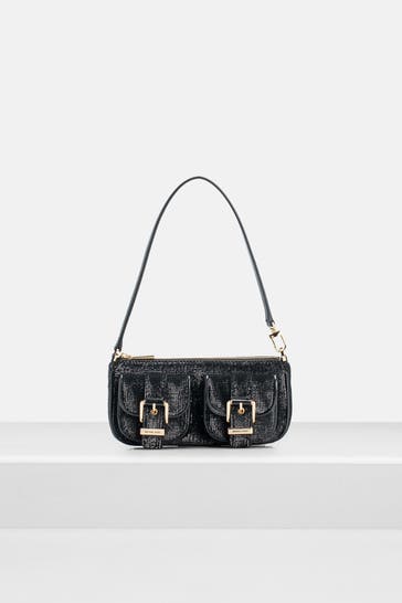 MICHAEL MICHAEL KORS Schultertasche 'Zoe' schwarz
