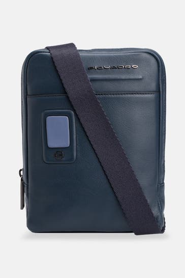 PIQUADRO Umhängetasche dunkelblau