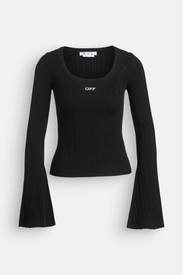 OFF-WHITE Longsleeve schwarz