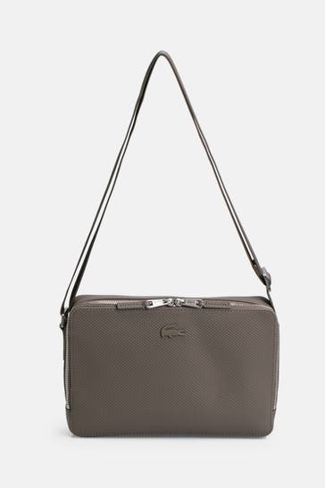 LACOSTE Schultertasche taupe
