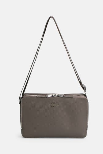 LACOSTE Schultertasche taupe