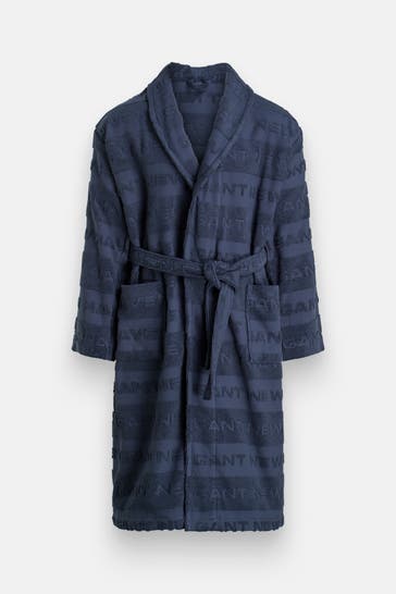 GANT Bademantel dunkelblau