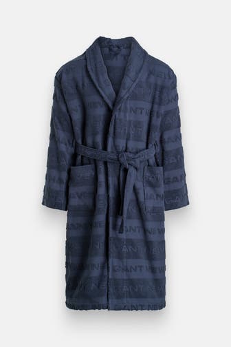 GANT Bademantel dunkelblau