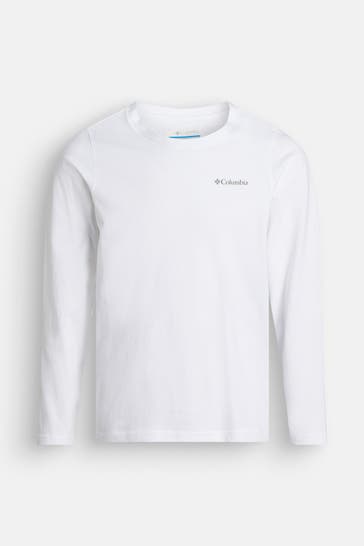 COLUMBIA Langarmshirt 'Dobson' weiß