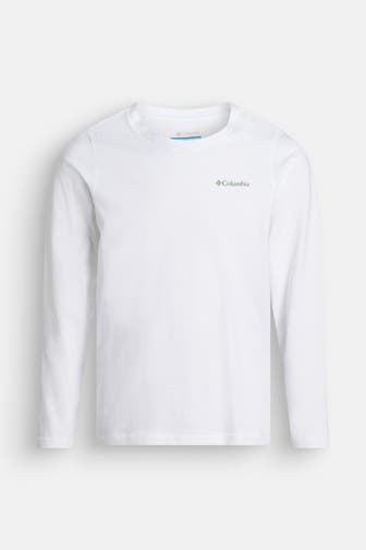 COLUMBIA Langarmshirt 'Dobson' weiß