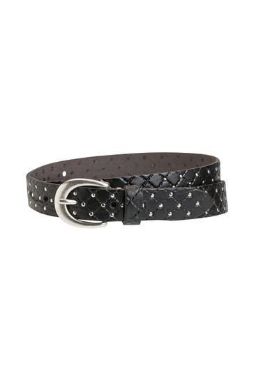 B.BELT Ledergürtel 'Lilou' schwarz